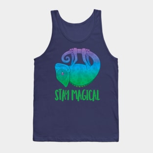 Stay Magical Levitating Chameleon Tank Top